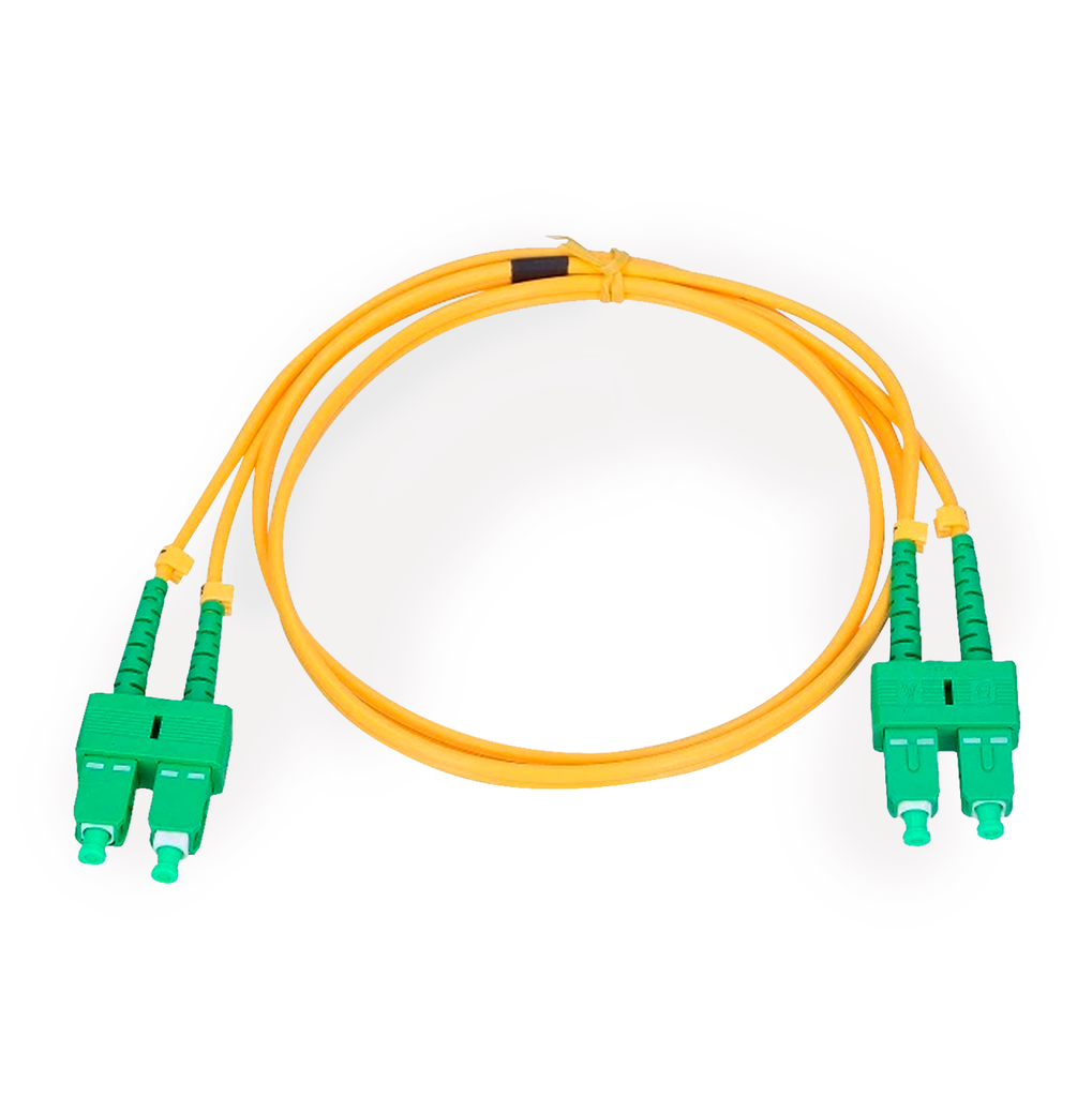 patch cord  SC/APC - SC/APC duplex 3mts, 3mm SM