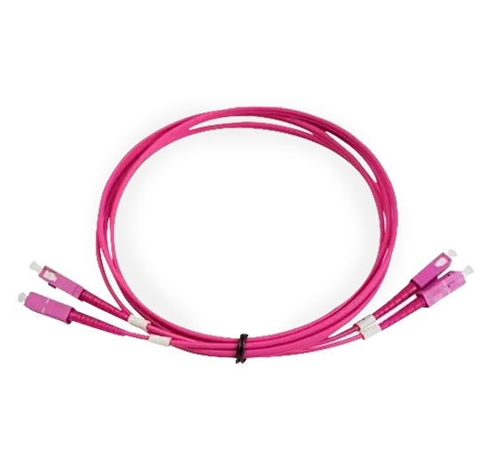 patch cord SC/UPC - SC/UPC duplex 3mts, 2mm MM OM4 50/125