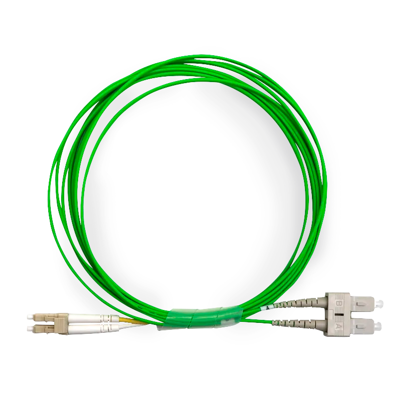 patch cord  SC/UPC - LC/UPC duplex 5mts, 2mm MM OM5 50/125
