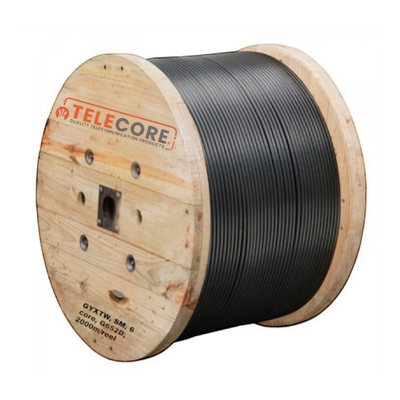 Fibra Óptica GYXTW SM de 6 Hilos Core G652D 2000m