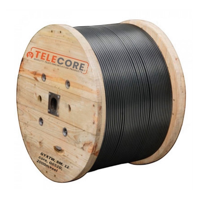 Fibra Óptica Cable GYXTW SM de 12 hilos G652D 2000M