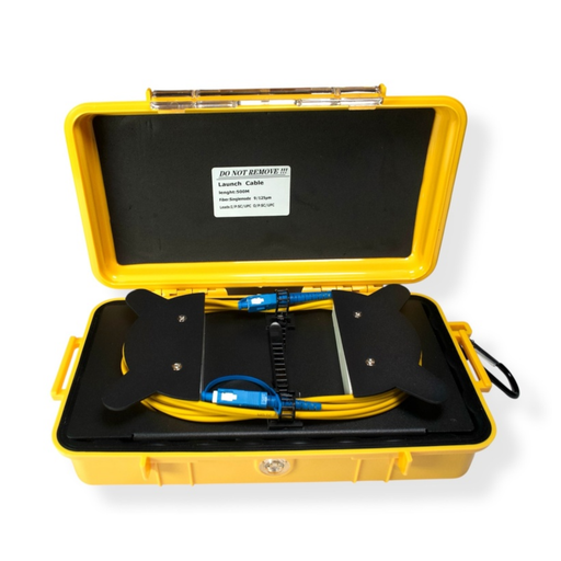 [043] Bobina de lanzamiento de Fibra optica, SM G.652D, 500meters, with SC/APC - SC/UPC Connectors.