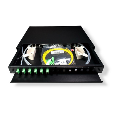 [ODF 6 CORES CON BANDEJA] ODF-RS-6 CONEXIONES